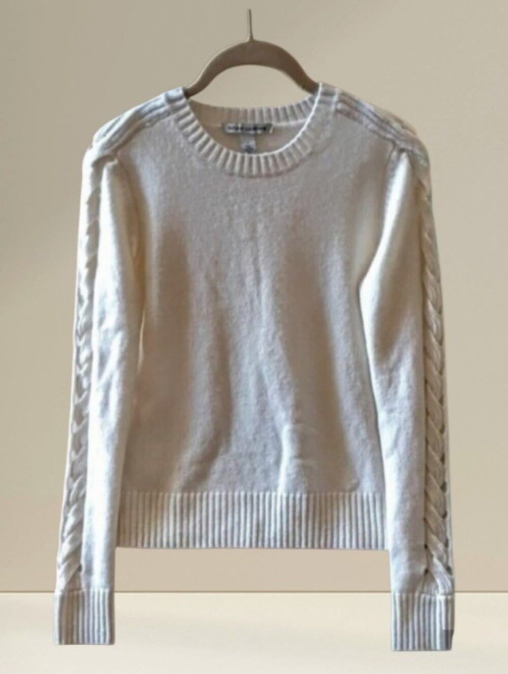 Autumn Cashmere Open Cable Sleeve Sweater sz S - Picture 5 of 8
